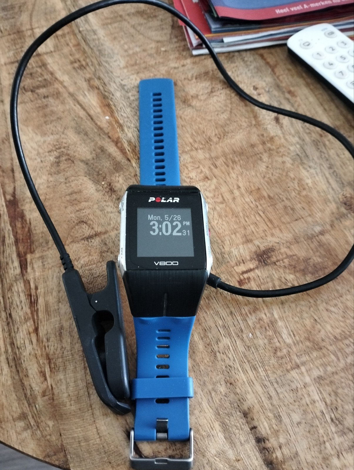 Polar sport horloge, Sieraden, Tassen en Uiterlijk, Sporthorloges, Gebruikt, Zwart, Ophalen of Verzenden, Waterdicht