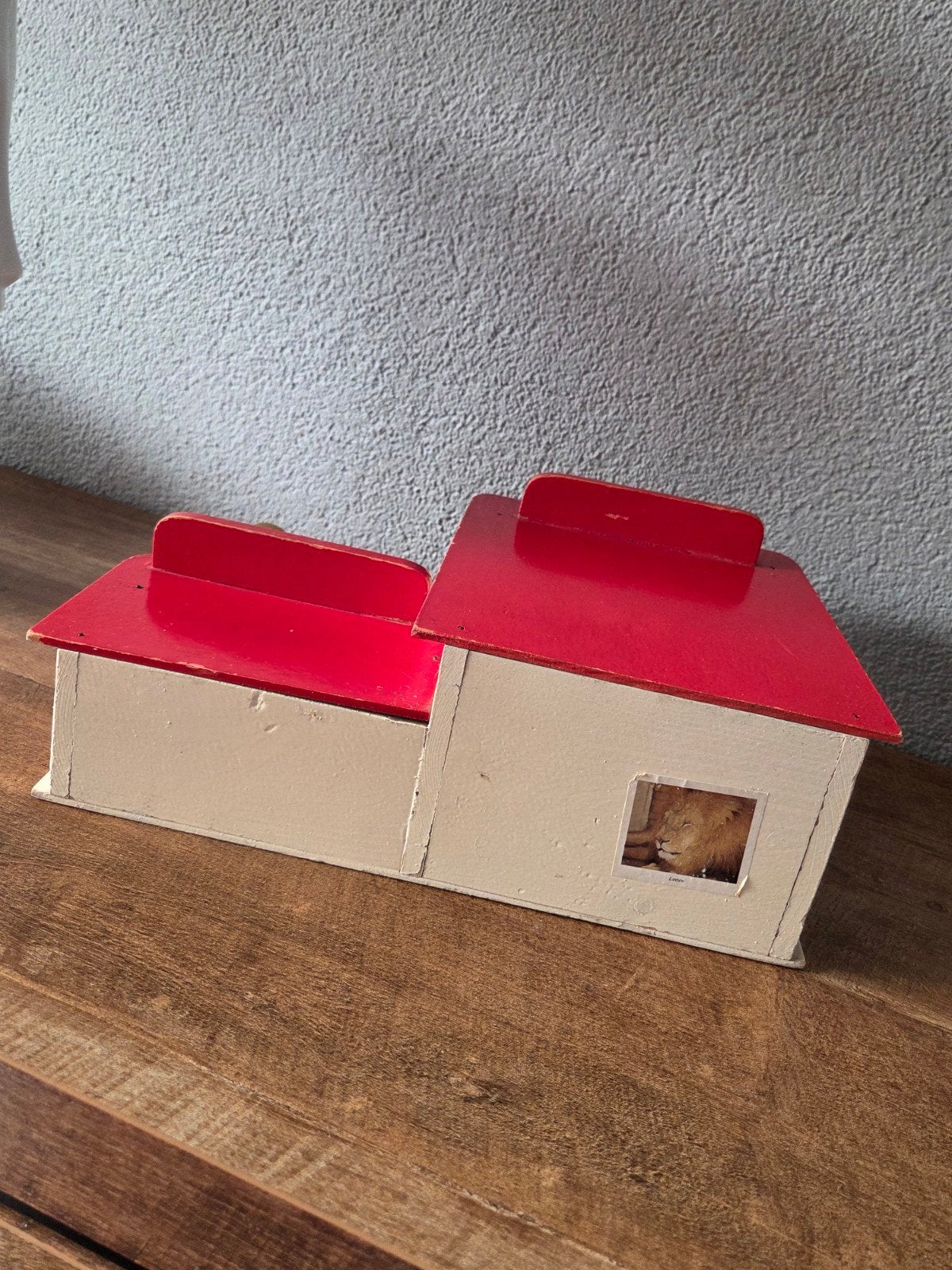 Foto 8 van Vintage Shell X-100 Speelgoedgarage uit 1955 met 6 auto's