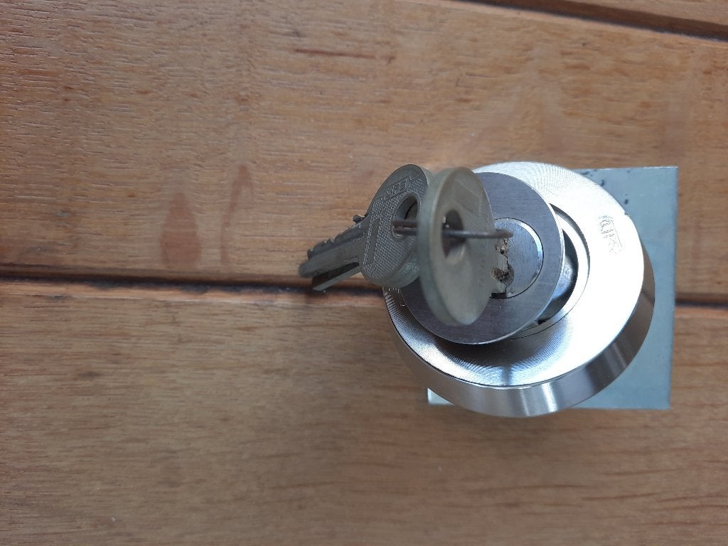 LIPS staart cilinder voor oplegsloten, Ophalen of Verzenden, Nieuw, Rvs, Klink of Kruk