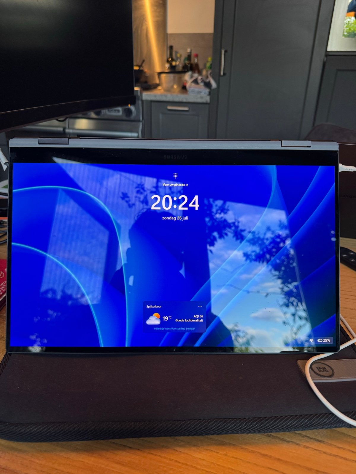 Samsung Galaxy Book pro 2 15 inch, intel i7 ,16 gb Qwerty, Computers en Software, Windows Laptops, Ophalen, Met touchscreen, Zo goed als nieuw