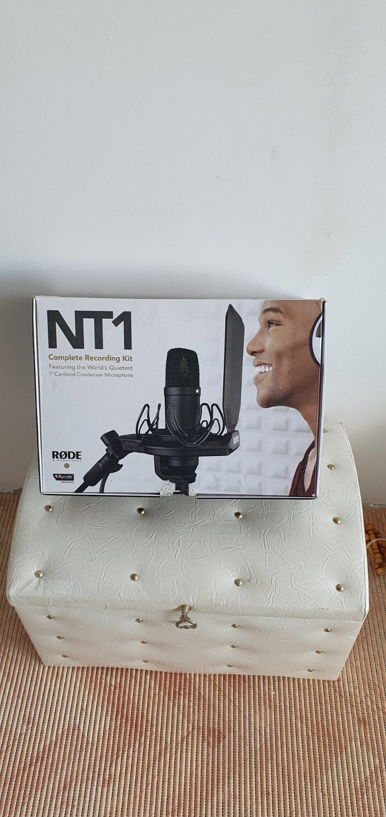 Rode NT1 microfoon met SMR shockmount en plopfilter, Ophalen of Verzenden, Zo goed als nieuw, Studiomicrofoon