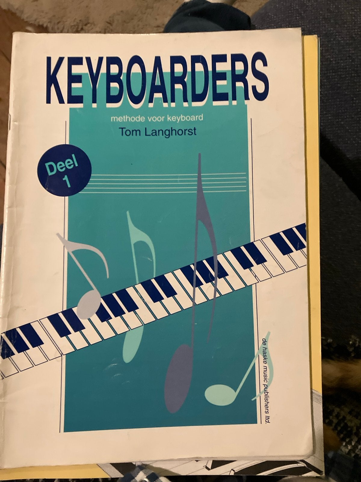 Keyboarders methode voor keyboard deel 1 - Tom Langhorst, Ophalen of Verzenden, Gebruikt, Les of Cursus, Keyboard