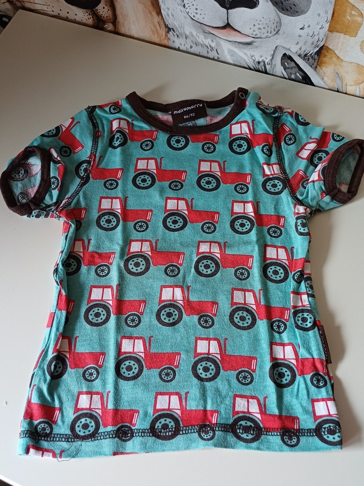 Shirt maat maat 86, Kinderen en Baby's, Gebruikt, Ophalen of Verzenden, Maxomorra, Jongetje