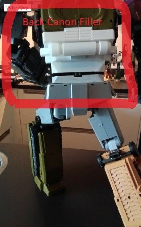 transformers masterpiece bruticus CANON back - WHITE, G1, Ophalen of Verzenden, Nieuw, Decepticons