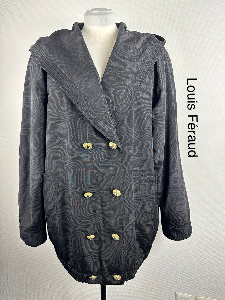 Louis Feraud Jas  (mt: 54) 27,7/8937, Kleding | Dames, Louis Feraud, Zwart, Maat 46/48 (XL) of groter, Ophalen of Verzenden