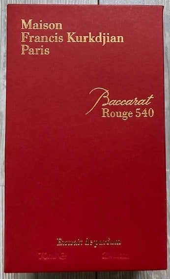 Lege verpakking Baccarat Rouge 540 Extrait de Parfum, Ophalen of Verzenden, Nieuw