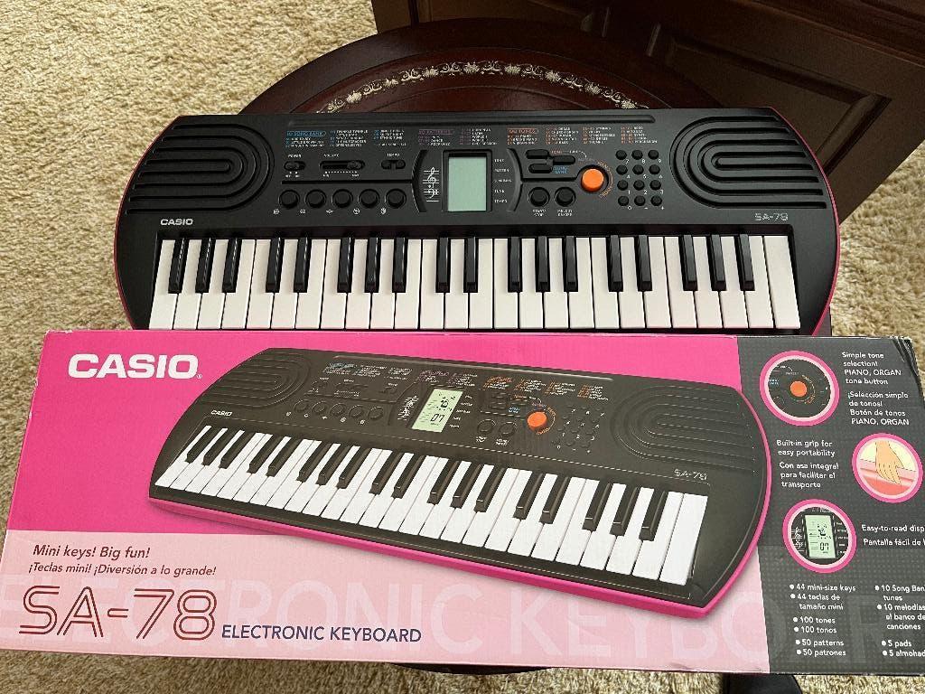 Casio SA 78 Mini keyboard, Muziek en Instrumenten, Keyboards, Ophalen of Verzenden, Zo goed als nieuw, Overige aantallen, Casio