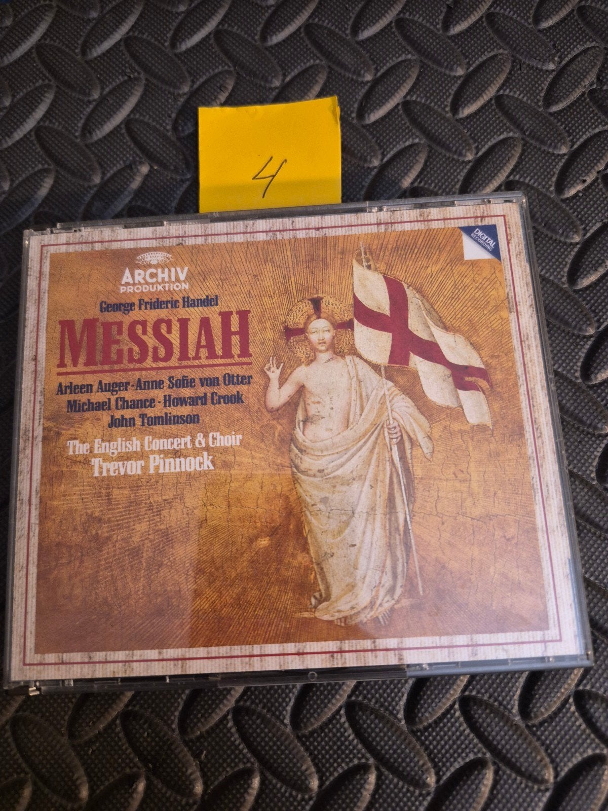 Händel - Messiah (Archiv Produktion) CD - Trevor Pinnock, Gebruikt, Ophalen of Verzenden, Oratorium, Inclusief doosje