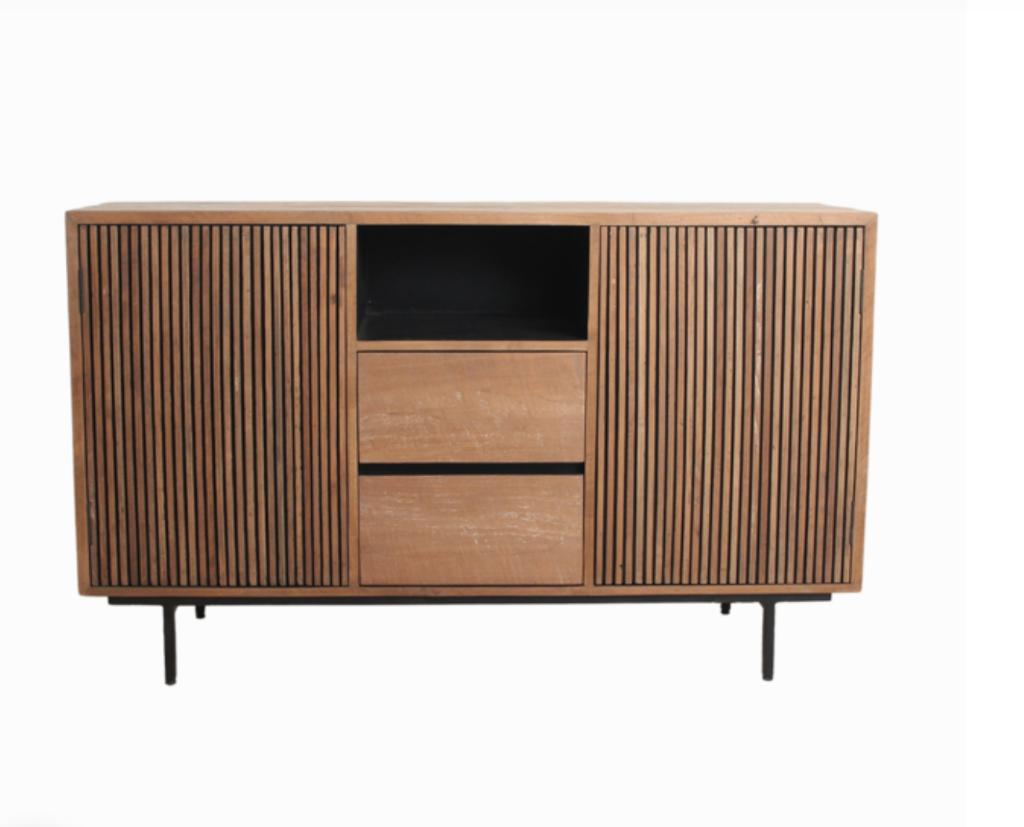 Raw Materials Rhythm dressoir | Van €1189, nu, Raw Materials, Teakhout, Nieuw, Ophalen of Verzenden