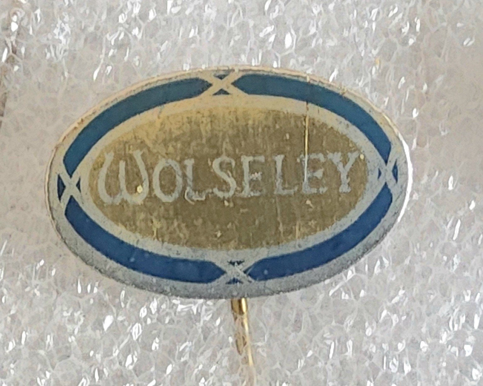 Vintage Wolseley Speldje - Auto Merk, Ophalen of Verzenden, Gebruikt, Merk, Speldje of Pin