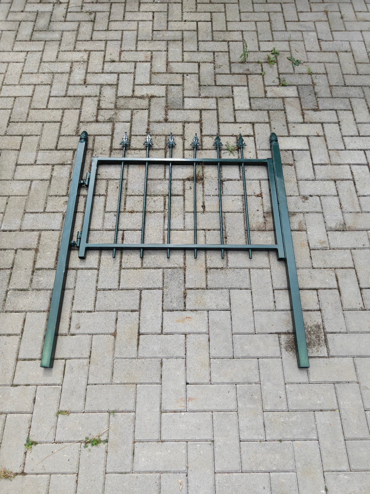 Enkele sierpoort. Tuinpoort. Tuinhekje. 1.15x0.8M, Ophalen, IJzer, Sierhekwerk