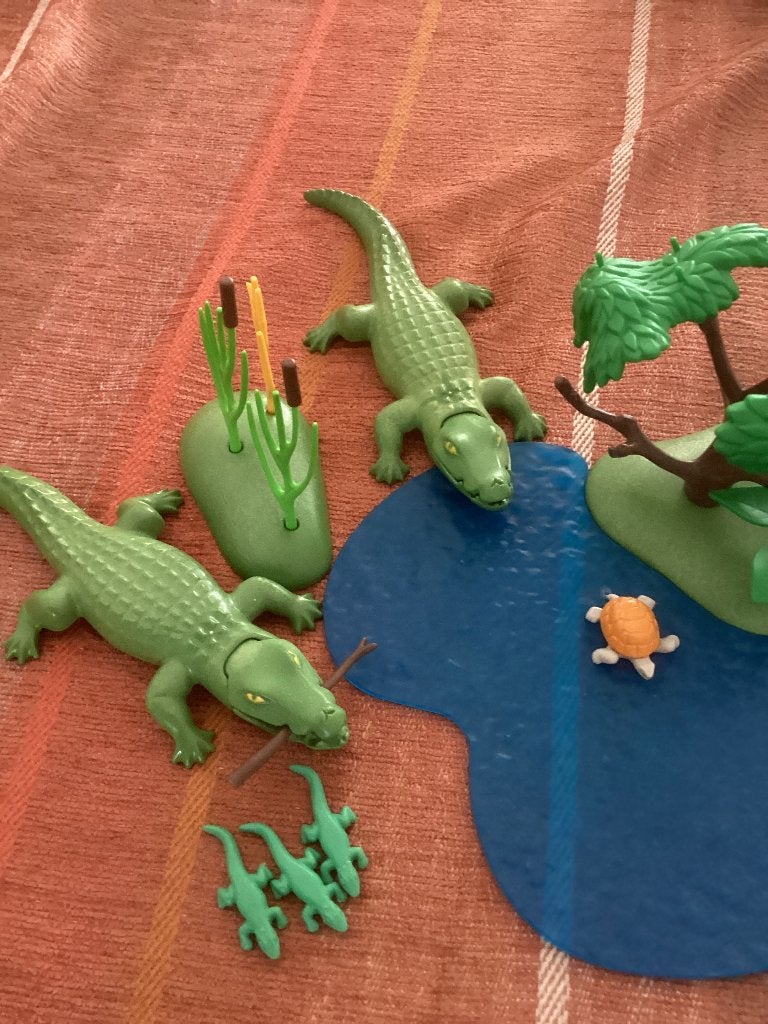 Playmobil krokodillen, Ophalen of Verzenden, Gebruikt, Losse onderdelen, Overige typen