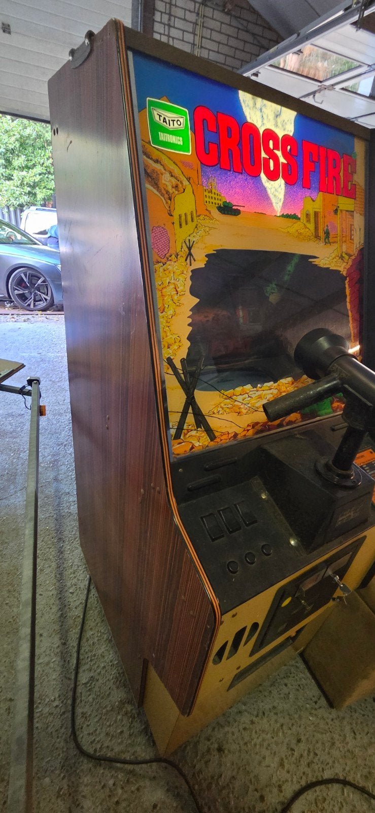 taito crossfire, Ophalen, Zo goed als nieuw