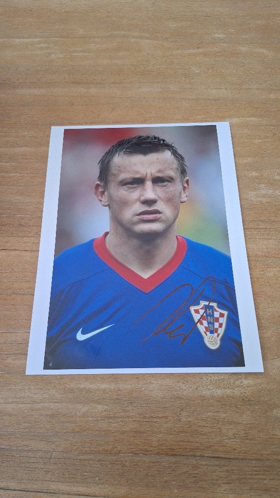 Foto 20x25 cm met handtekening; Ivica Olic # FC Bayern / HSV, Verzamelen, Sportartikelen en Voetbal, Ophalen of Verzenden, Nieuw