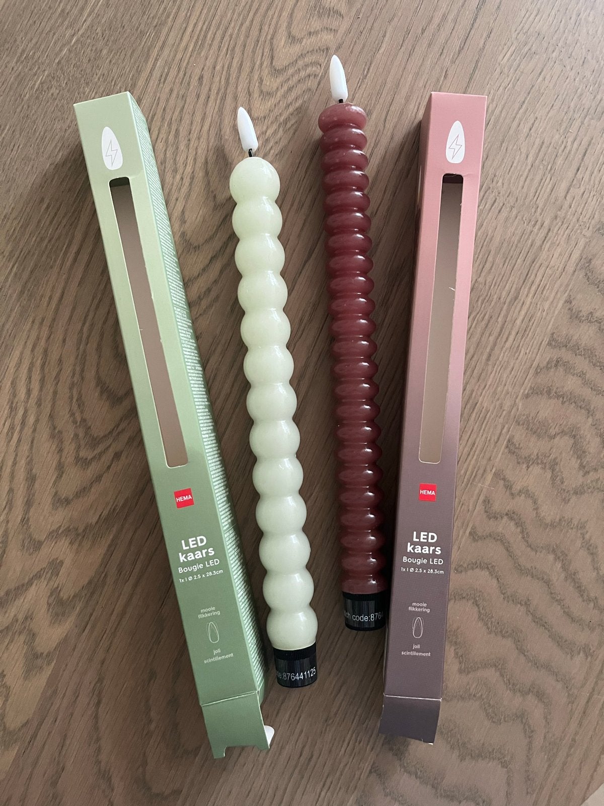 Nieuwe Hema LED kaarsen - set van 2, Ophalen, Kunststof, Nieuw, Crème
