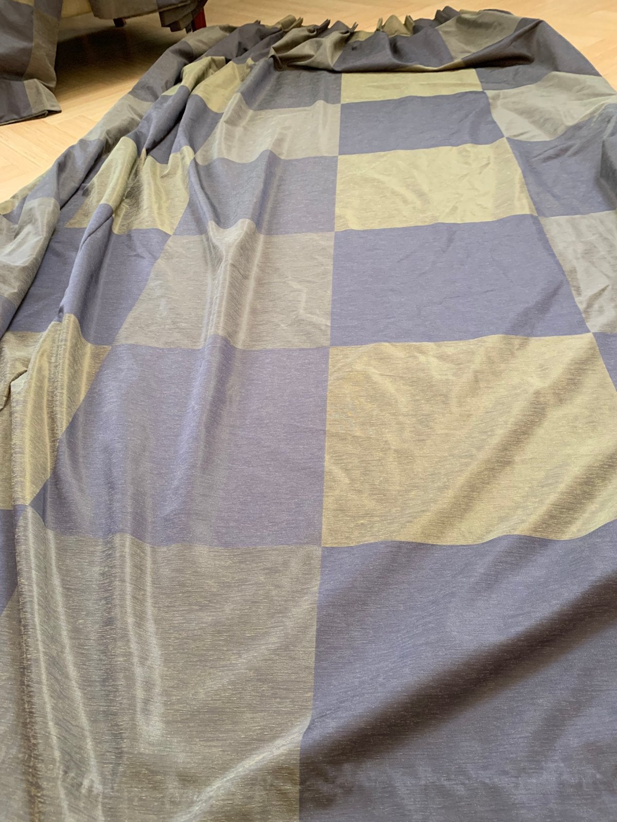 Gordijnen, Ophalen, Polyester, 246 cm, Goud