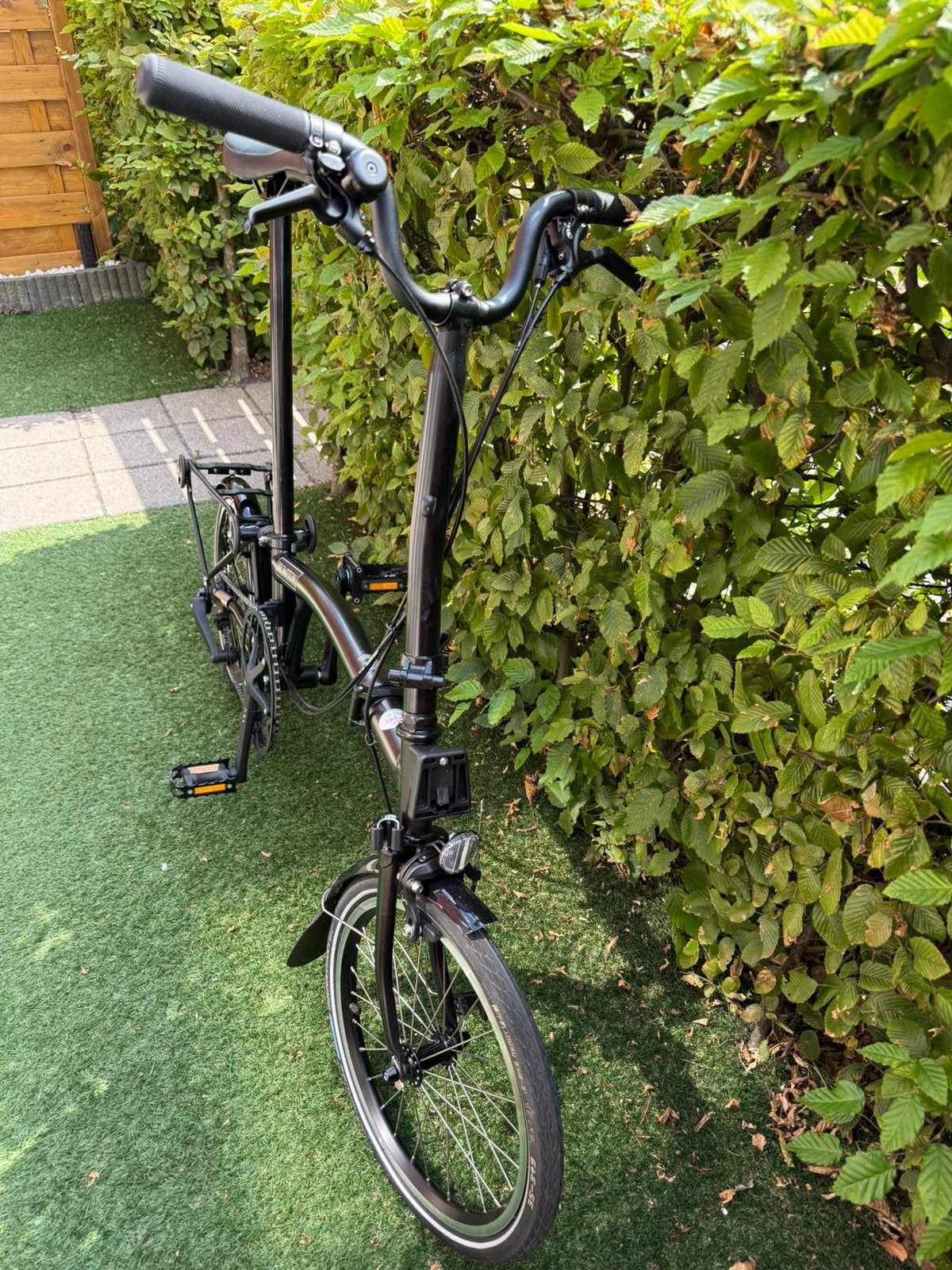 Foto 9 van Brompton C-Line H4R ref zwart, vouwfiets, als nieuw!