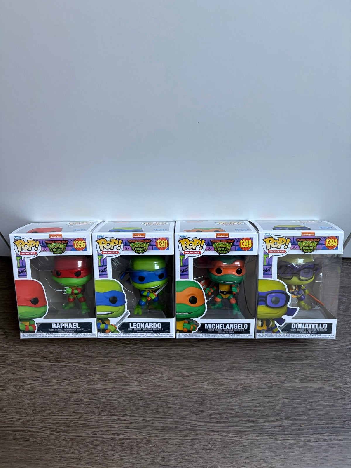 Complete set Funko Pop! Teenage Mutant Ninja Turtles, Ophalen of Verzenden, Nieuw