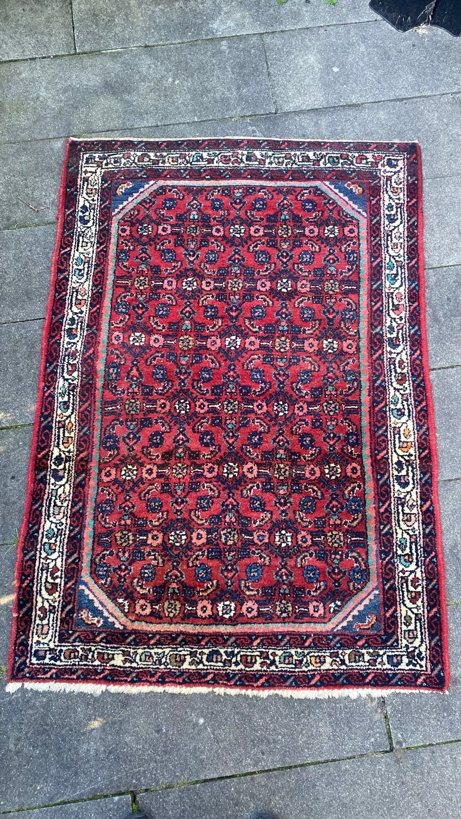 Vintage Perzisch tapijt - 106x155 cm, Ophalen, Gebruikt, 100 tot 150 cm, 150 tot 200 cm