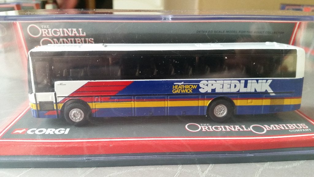 Corgi 42711 Van Hool DAF Alizee "Speedlink" 1:76, Ophalen of Verzenden, Zo goed als nieuw, Bus of Vrachtwagen