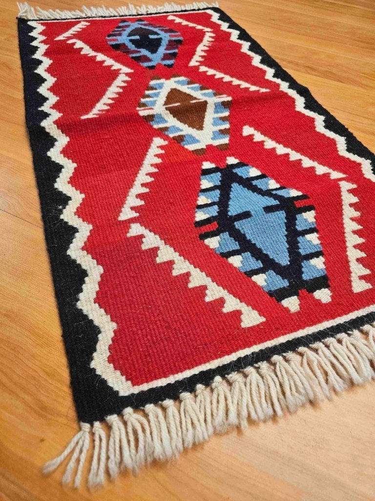 Kelim Vloerkleed 80/45 cm, Ophalen of Verzenden, Zo goed als nieuw, Mon Plaisir 19, Etten-Leur, Netherlands, DJT De Juiste Toon