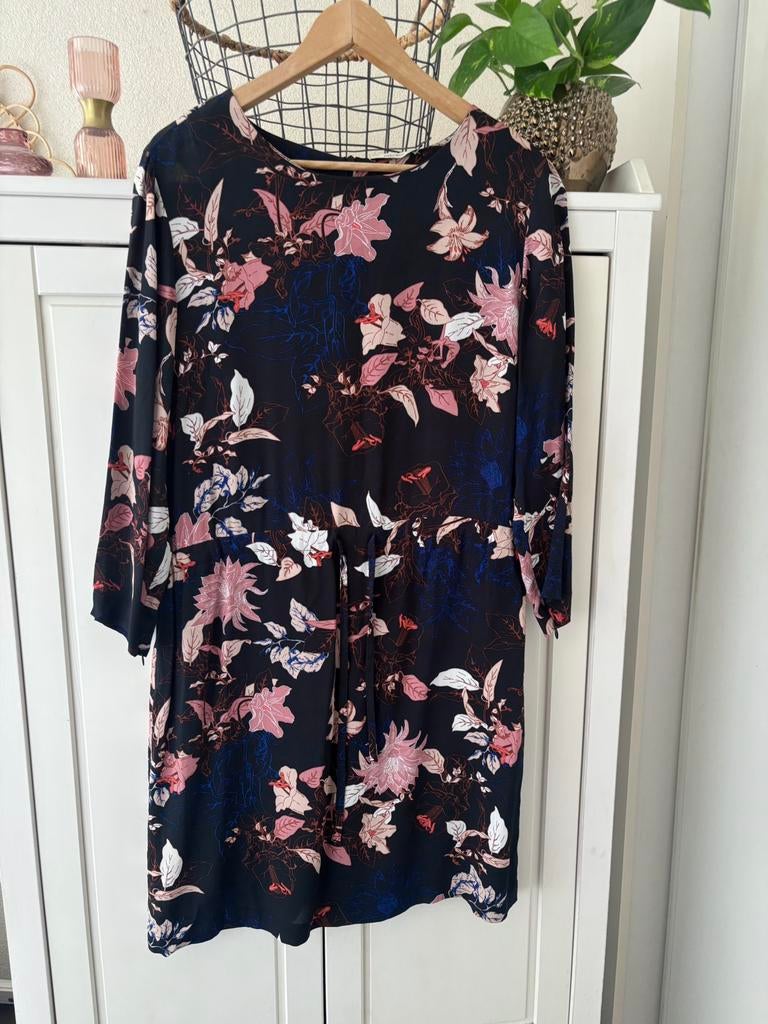 Sissy Boy viscose jurk maat M, Maat 38/40 (M), Blauw, Ophalen of Verzenden, Zo goed als nieuw