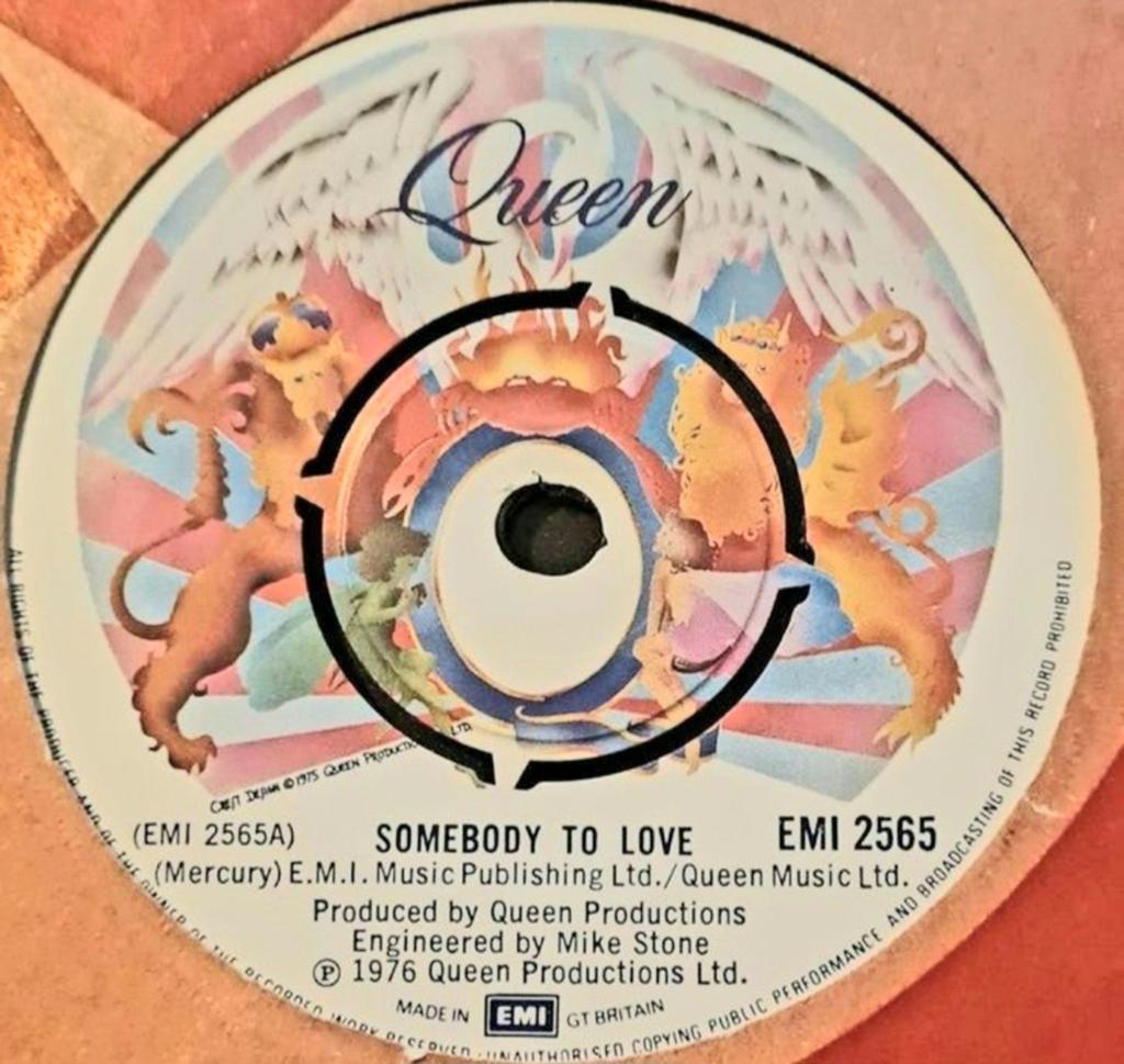 QUEEN - SOMEBODY TO LOVE, Cd's en Dvd's, Vinyl Singles, Ophalen of Verzenden, Gebruikt, Pop