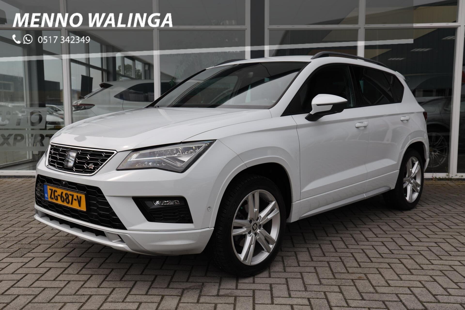 Seat Ateca 1.5 TSI FR Business Intense|Automaat|Camera|Navi|, 4 cilinders, 150 pk, Wit, Origineel Nederlands