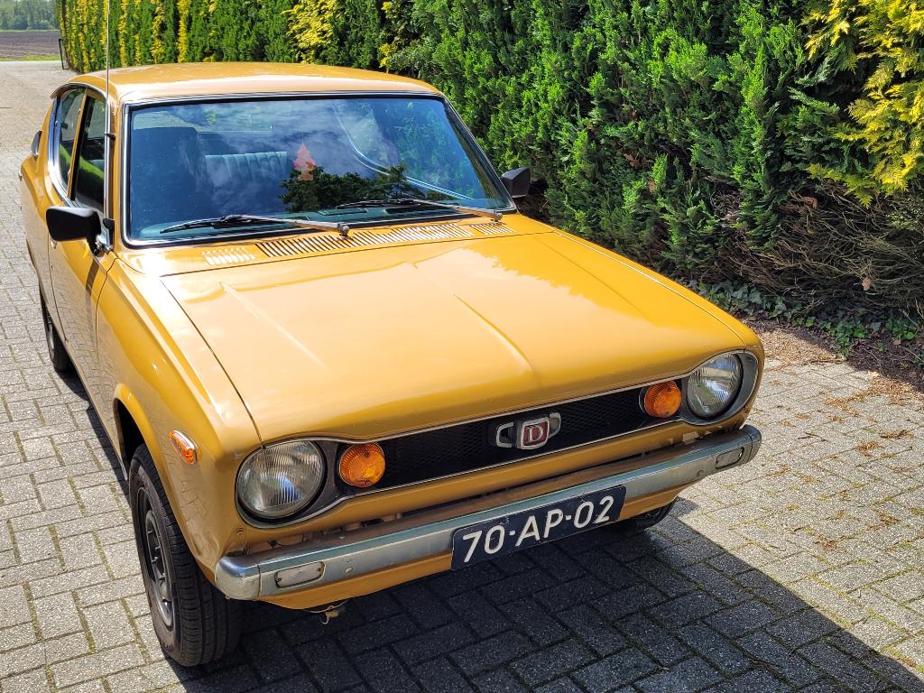 Datsun 100A 1.0 1973 Km stand 53529, Auto's, Overige Auto's, Voorwielaandrijving, Zwart, 4 cilinders, 988 cc