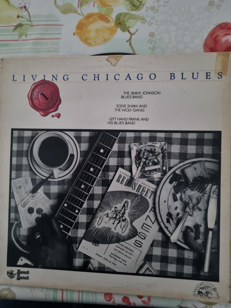 Living Chicago bleus vinyl, Cd's en Dvd's, Vinyl | Pop, Ophalen of Verzenden, Zo goed als nieuw, 12 inch