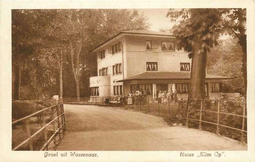 380-930-023 Wassenaar Huize Klim Op, Verzamelen, Ansichtkaarten | Nederland, Zuid-Holland, Voor 1920, Verzenden