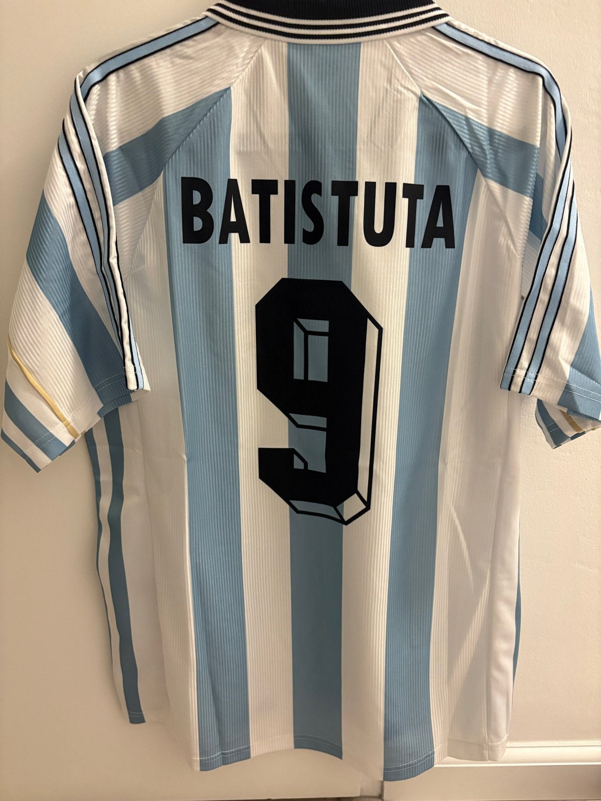 Retro WK 1998 Argentinië Batistuta Fiorentina large Adidas, Maat L, Ophalen of Verzenden, Nieuw, Shirt