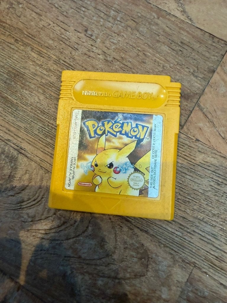 Pokémon Yellow Gameboy – Pikachu Edition – Werkend, Avontuur en Actie, Gebruikt, 1 speler, Ophalen of Verzenden