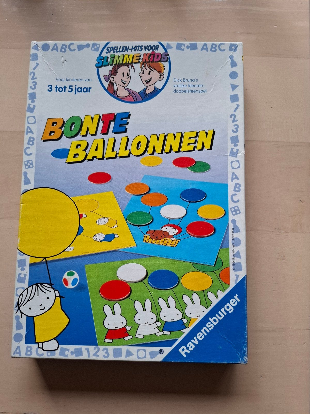 Vintage Ravensburger bordspel: Bonte Ballonnen (Nijntje) –, Ophalen of Verzenden, Gebruikt