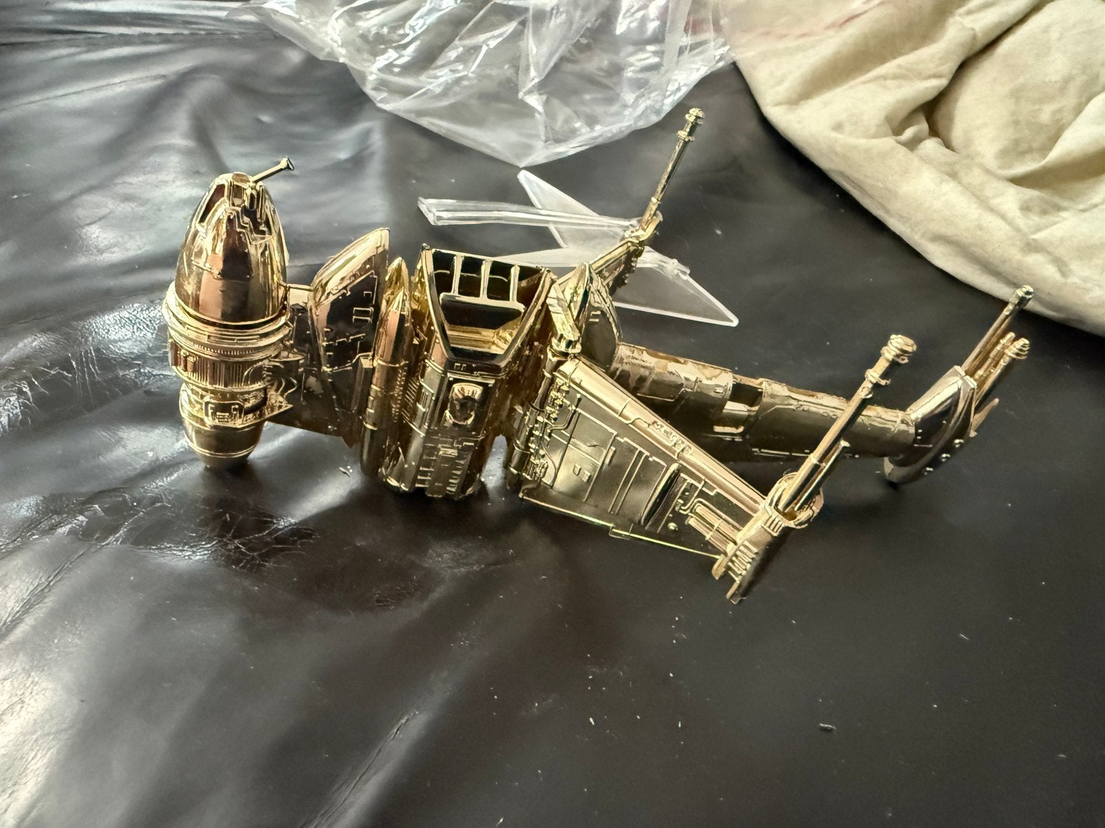 Star wars schip B wing, Verzamelen, Ophalen of Verzenden, Zo goed als nieuw, Actiefiguurtje