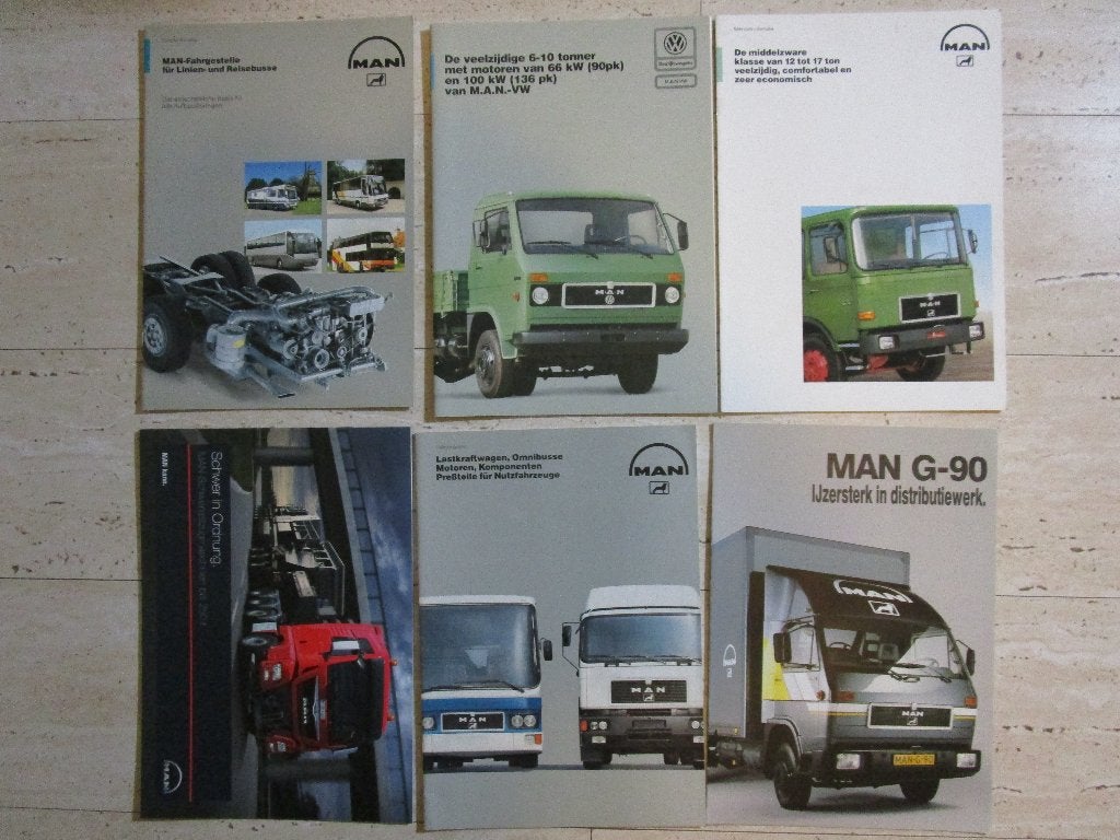 M.A.N. truck en bus folders, Ophalen of Verzenden, Zo goed als nieuw, Overige merken