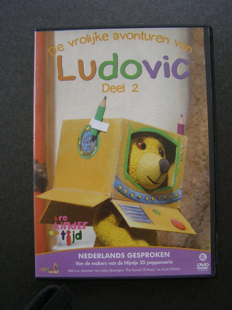DVD De vrolijke avonturen van LUDOVIC, deel 2, Europees, Alle leeftijden, Zo goed als nieuw, Poppen of Stop-motion
