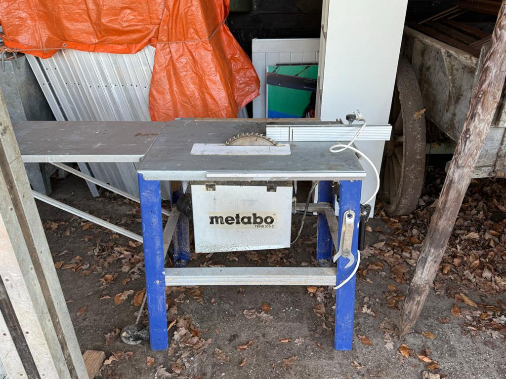 Metabo TKHS 315 C Tafelzaag - Gebruikt, Ophalen, Cirkelzaag, 70 mm of meer, Zo goed als nieuw