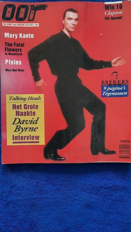 OOR -1988 Talking Heads Mory Kante Fatal Flowers Pixies Was, Ophalen of Verzenden, Zo goed als nieuw, Muziek, Film of Tv