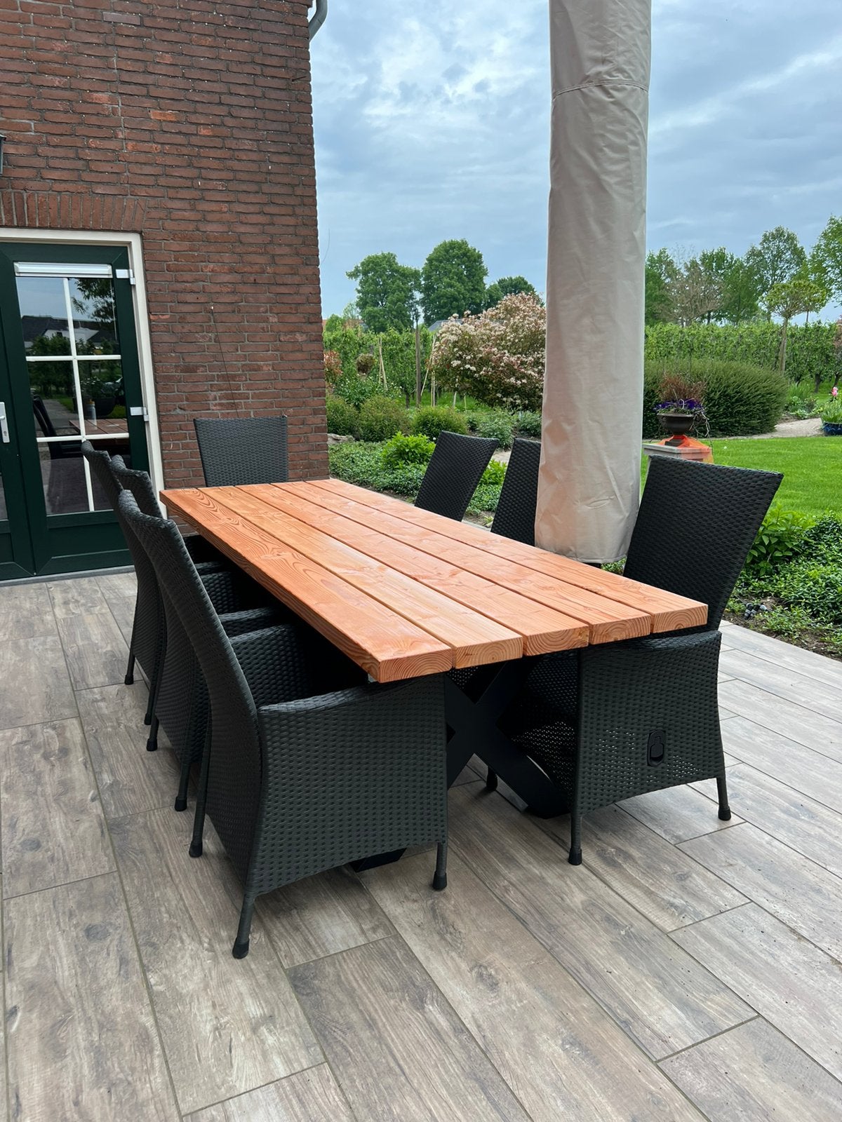 Douglas Buitentafel, Ophalen, Nieuw, Rechthoekig, Hout