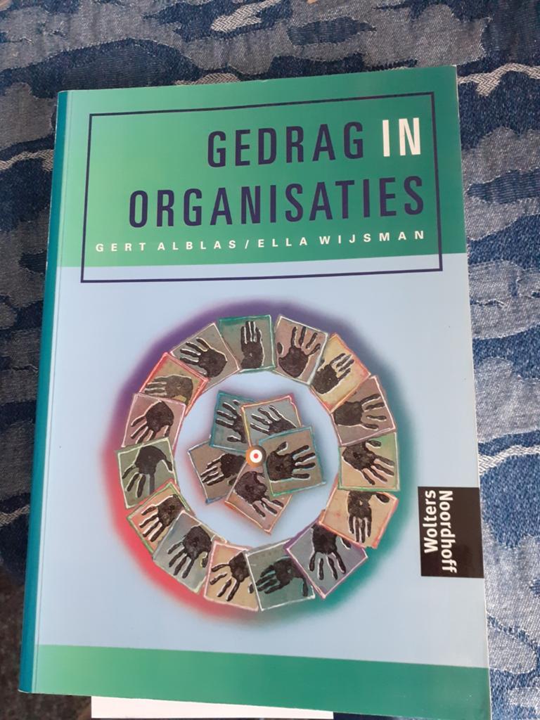 E. Wijsman - Gedrag in organisaties, Ophalen of Verzenden, Zo goed als nieuw, E. Wijsman; G. Alblas, Nederlands