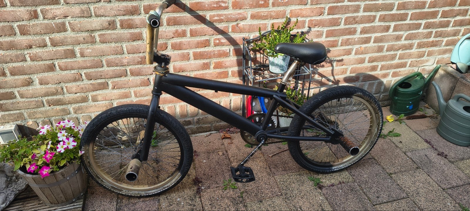 BMX fiets - Zwart, Fietsen en Brommers, Fietsen | Crossfietsen en BMX, Gebruikt, Staal, 20 tot 24 inch, Ophalen of Verzenden