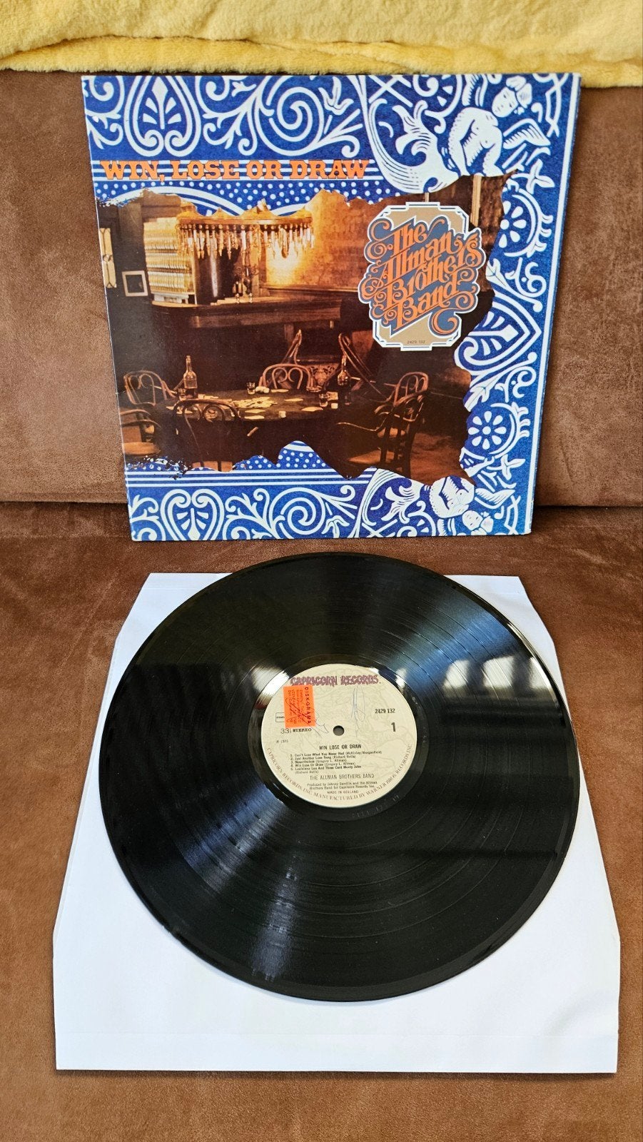 The Allman Brothers Band - Win, Lose or Draw LP (1975), LP, Rock, Gebruikt, Ophalen of Verzenden