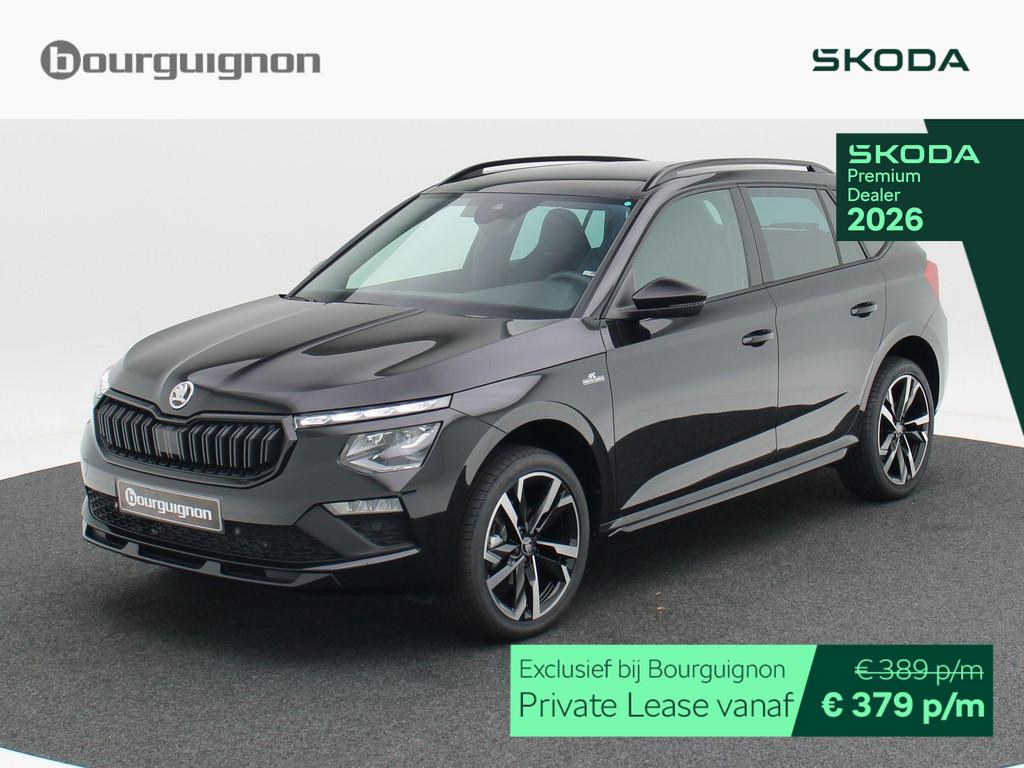 Skoda Kamiq Monte Carlo 1.0 TSI 115 PK | Panoramadak | Stoel, Auto's, Voorwielaandrijving, Euro 6, Zwart, Origineel Nederlands