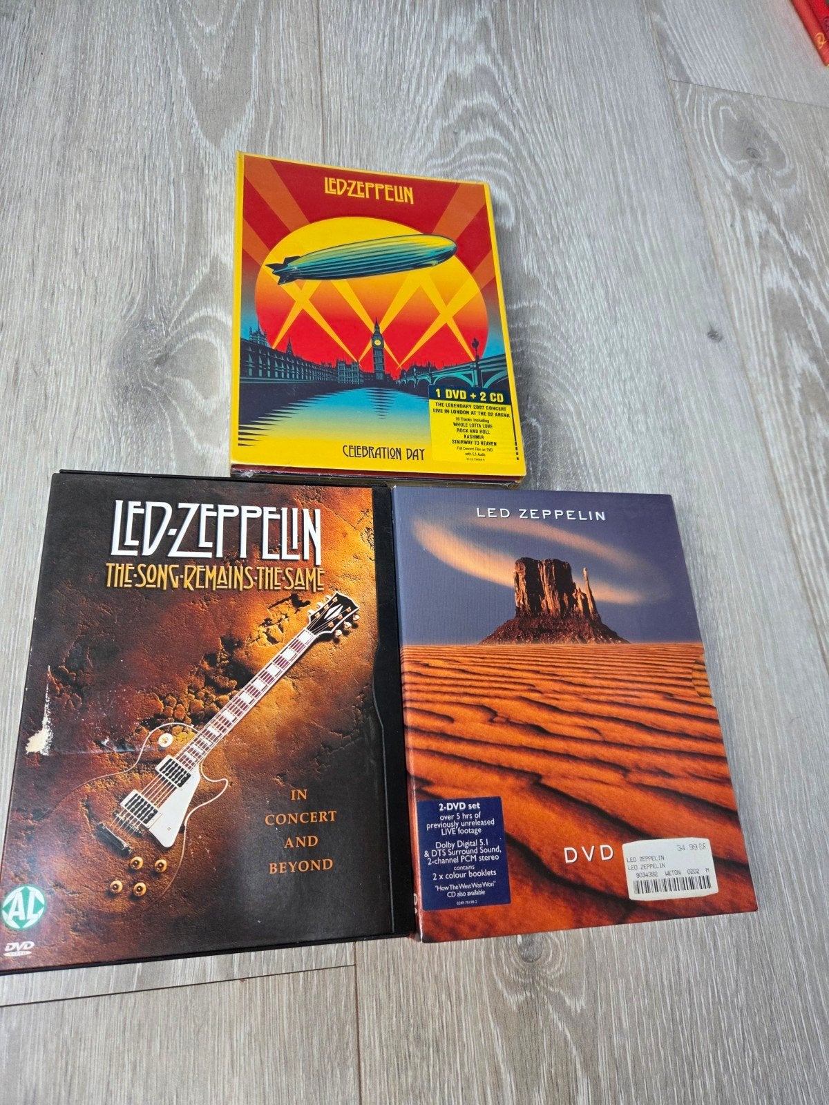 3x Led Zeppelin, Alle leeftijden, Ophalen of Verzenden, Zo goed als nieuw