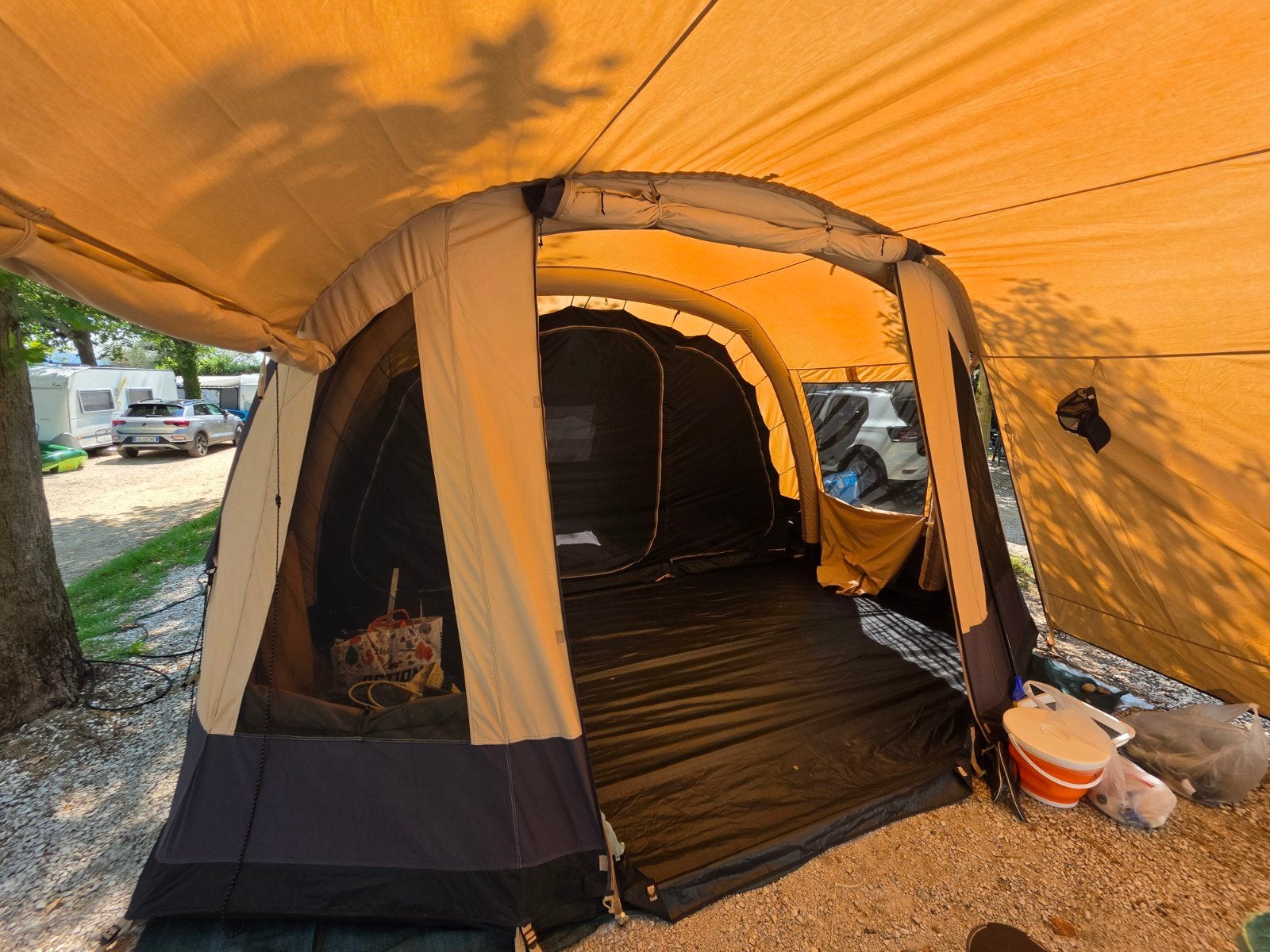 Ruime Bardani Airwave 410 Deluxe tunneltent, Caravans en Kamperen, Tenten, Ophalen