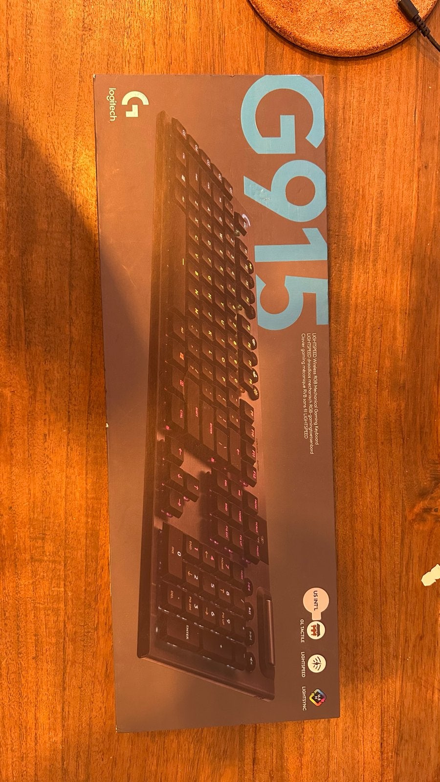 Logitech G915 Draadloos Gaming Toetsenbord, Computers en Software, Toetsenborden, Ophalen, Draadloze ontvanger, Zo goed als nieuw
