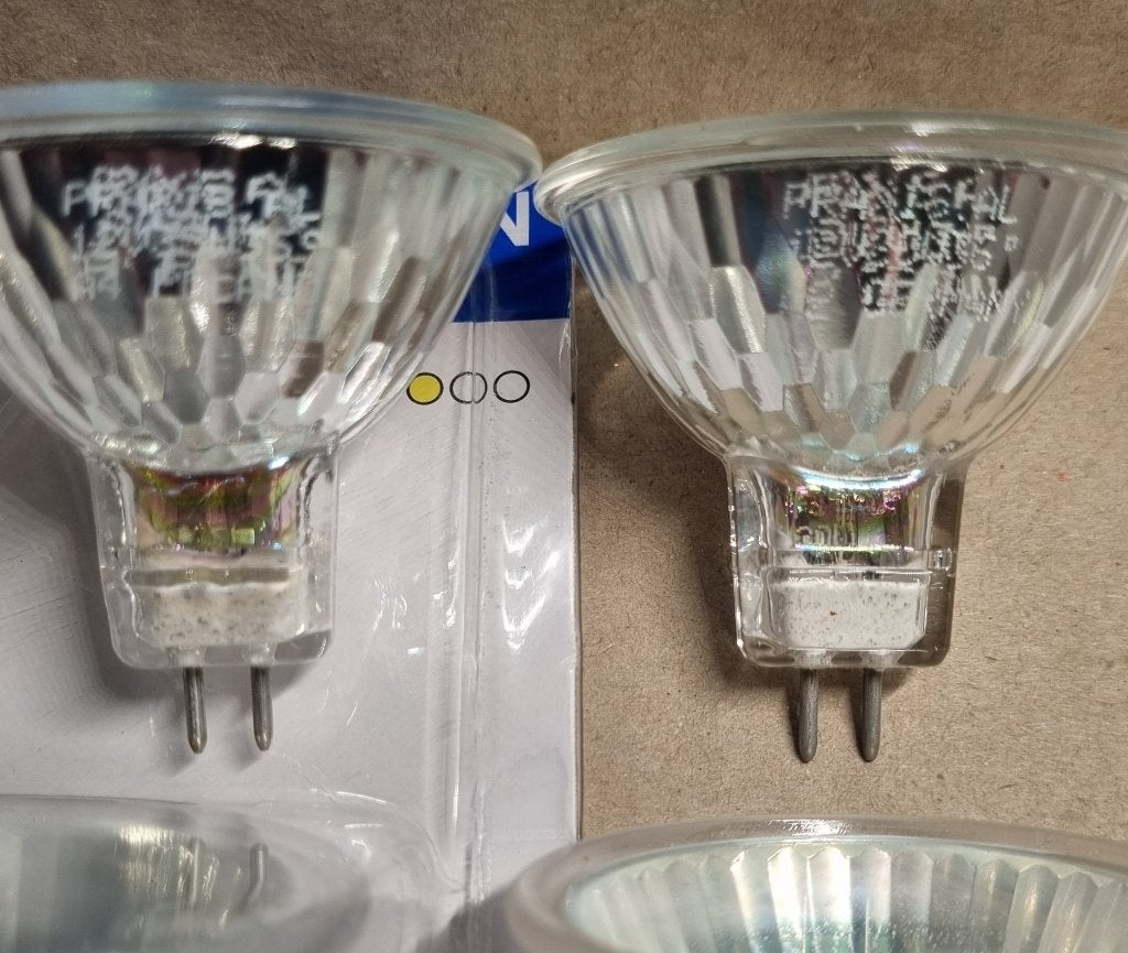 11x halogeen GU 5.3, Ophalen of Verzenden, Zo goed als nieuw, 30 tot 60 watt, Overige fittingen