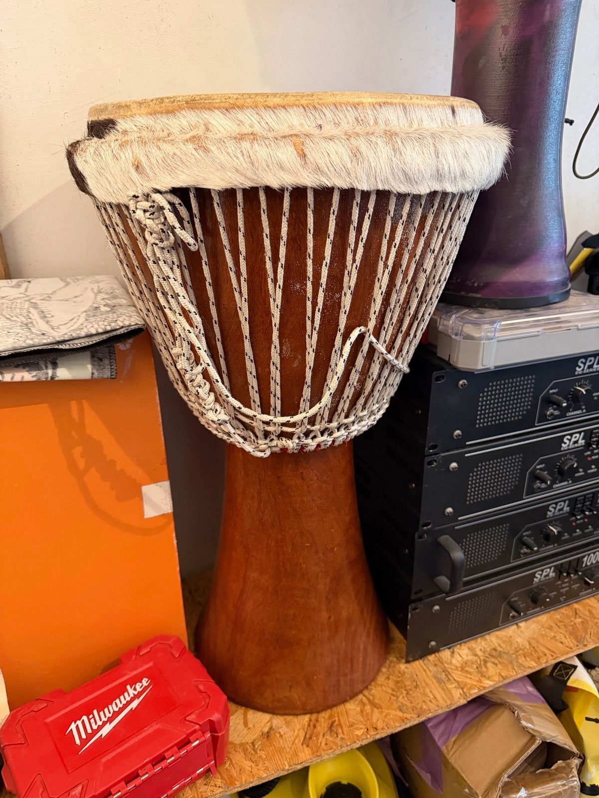 Mooie Djembe - Handgemaakte Afrikaanse Trommel, Ophalen of Verzenden, Gebruikt, Trommel