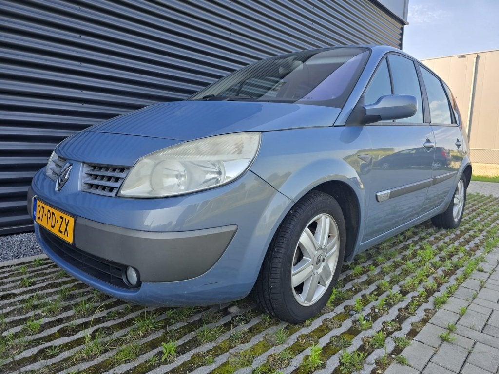 Renault Scénic 1.6-16V AUTOMAAT,3e eigenaar,77.511 km,airco, Auto's, 1345 kg, Stof, Gebruikt, Zwart